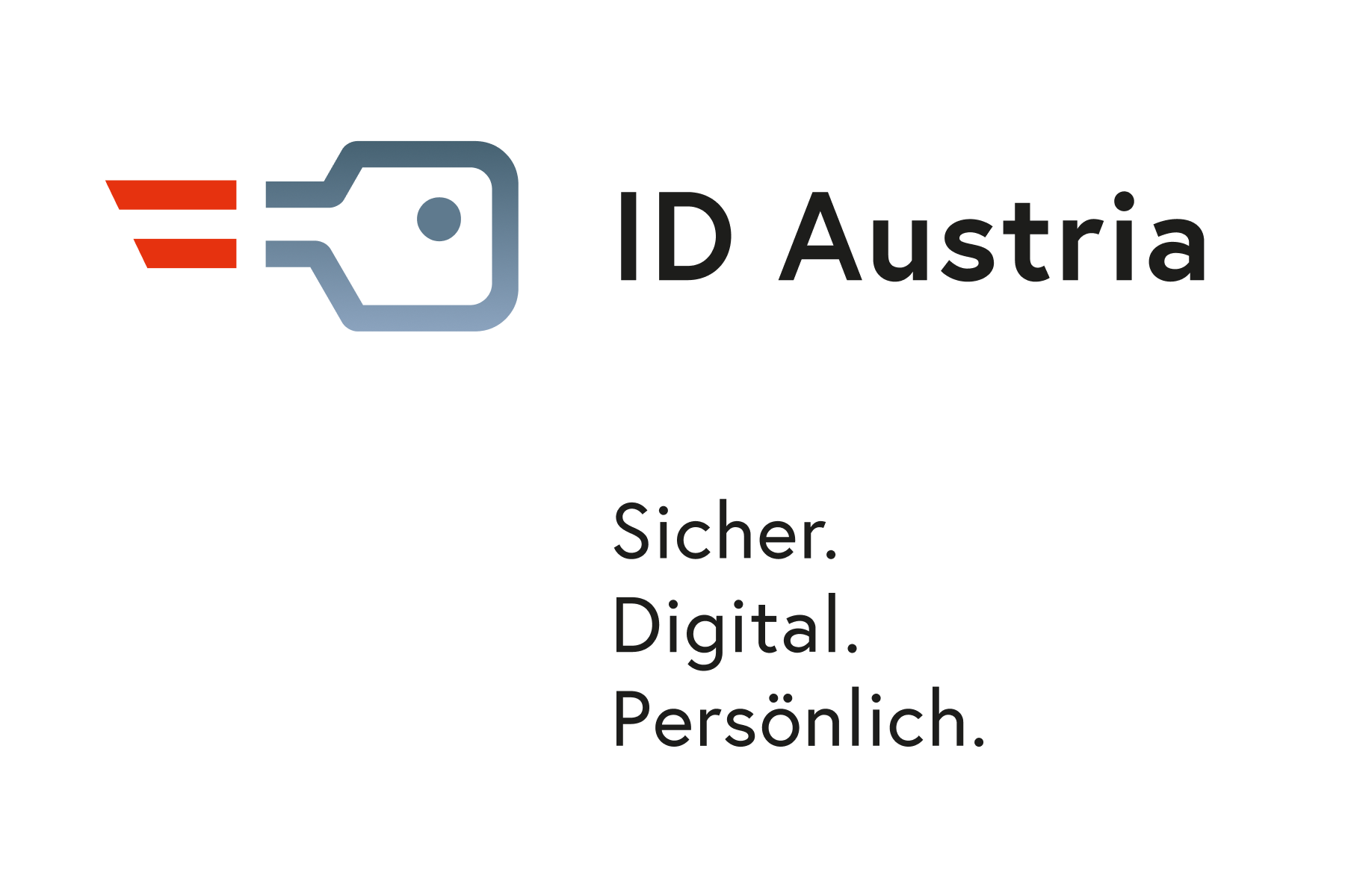 ID Austria Logo mit Claim